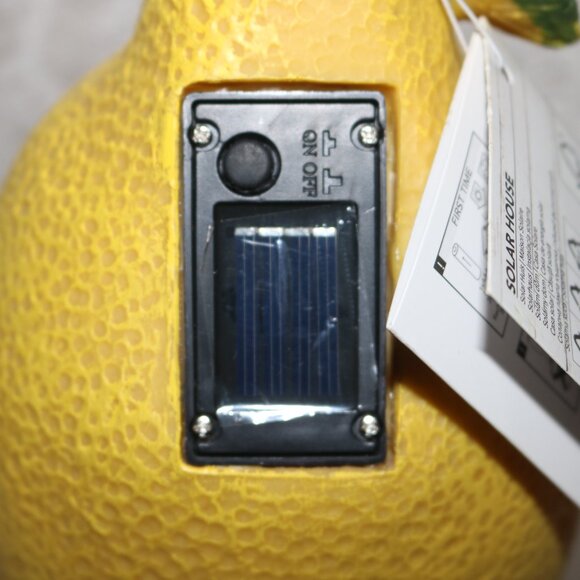 Lemon fairy solar house new with tags uses one included AAA battery and the sun - Picture 7 of 10